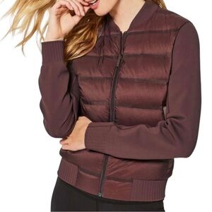 Lululemon Down And Around Reversible Bomber Size 2